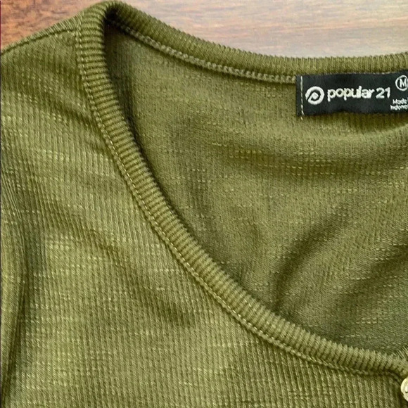 Popular 21 Ribbed Bodycon Romper NWOT​​ - Picture 8 of 8